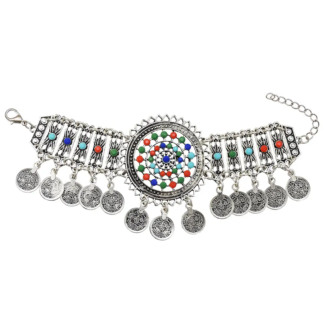 Women's Retro Ethnic Style Miao Tassel Headwear