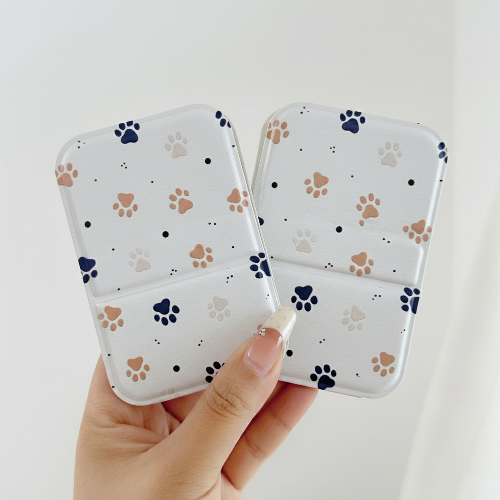 Ins Style Cute Portable Folding Mirror Dopamine Small Mirror Desktop Makeup Mirror Mirror Makeup Mirror