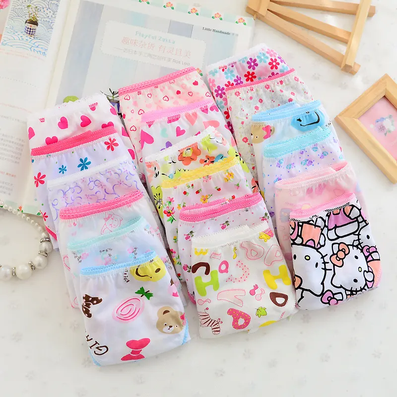 Comfortable Cotton Children'S Briefs Cartoon Baby Pants Underwear