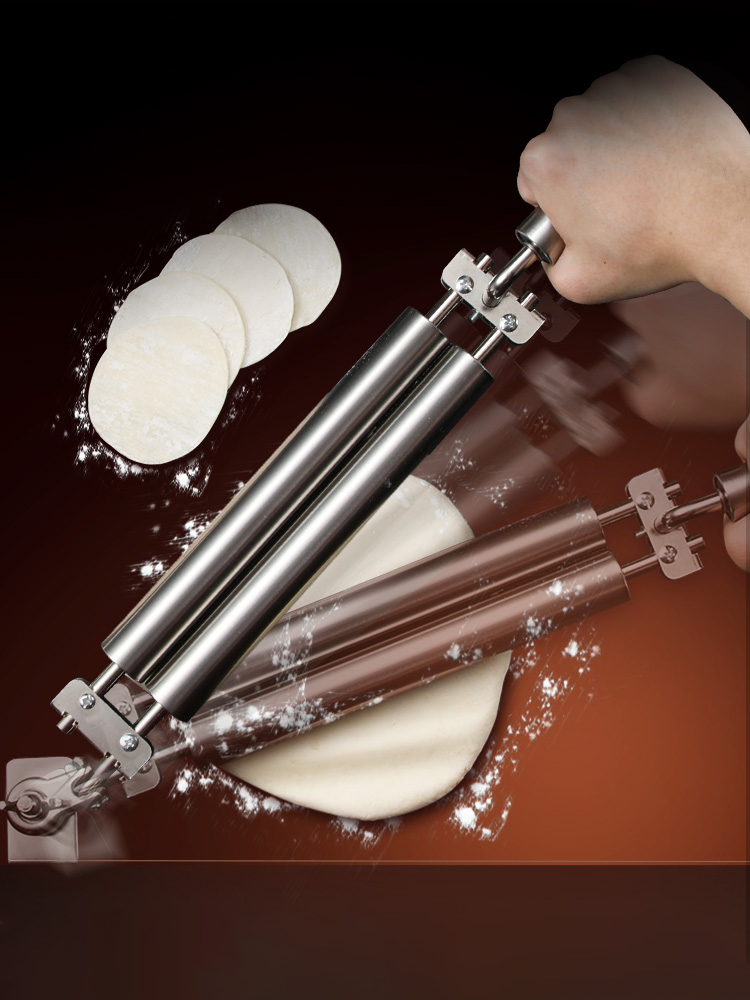 Simple Iron Art Candle Table Decoration Dumpling Wrapper Rolling Pin — foto 4