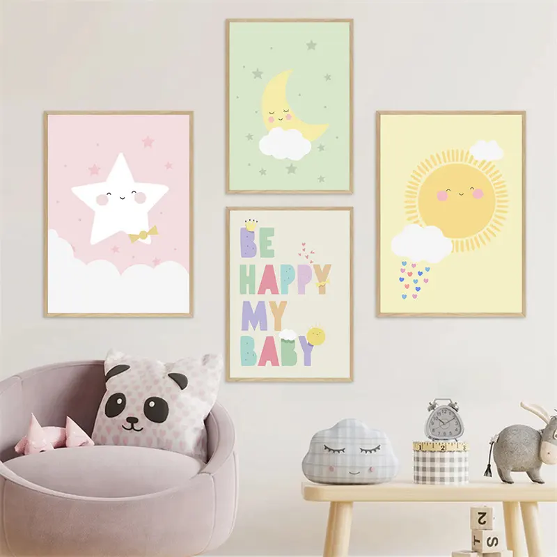 Children's Bedroom Decorative Canvas Painting Poster