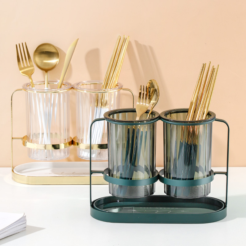 Light Luxury Household Chopsticks Basket Shelves Chopsticks Tube Bucket