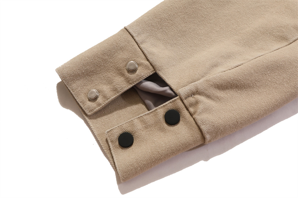 Dark Cross Lapel Jacket Men's Loose