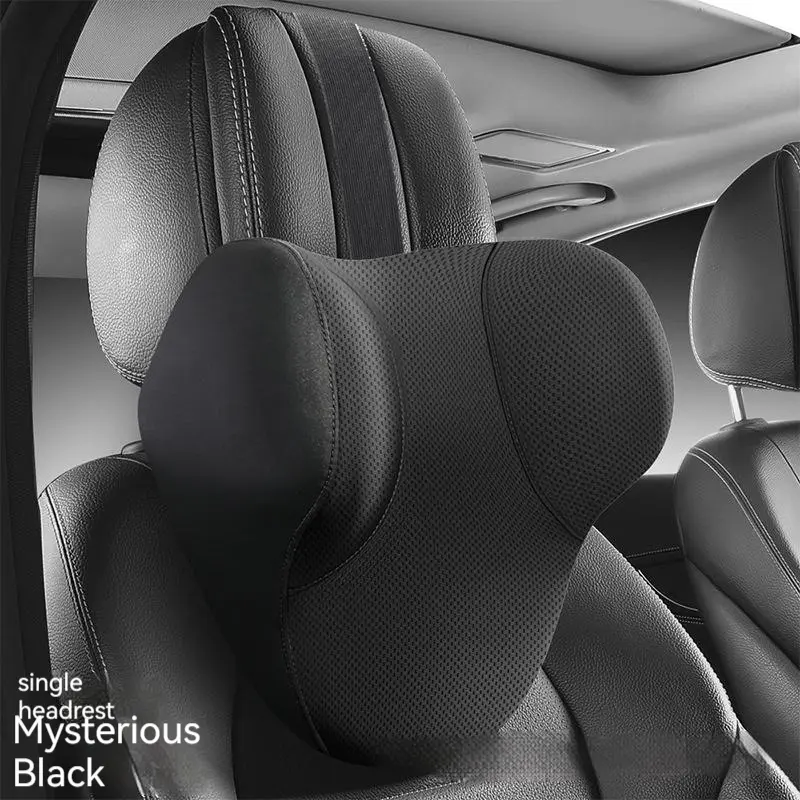 Memory Foam Three-dimensional Hydrophobic Lumbar Support Pillow Oil-proof Light Luxury Comfortable Breathable Car Automotive Headrest