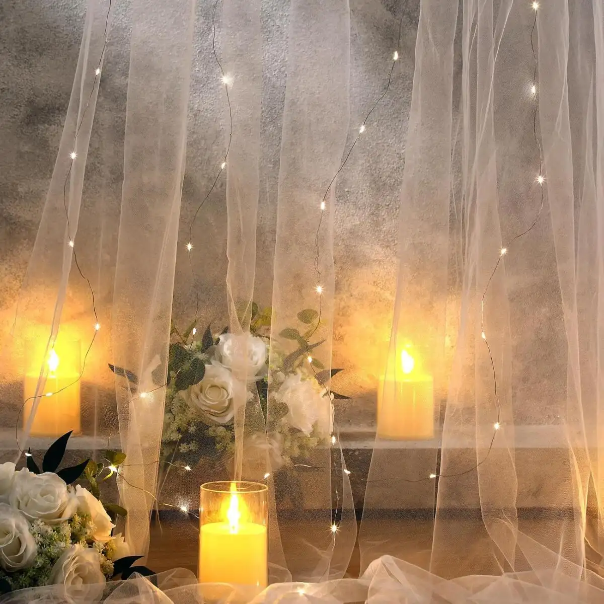 Wedding Arch Draping Fabric Arch Drapery