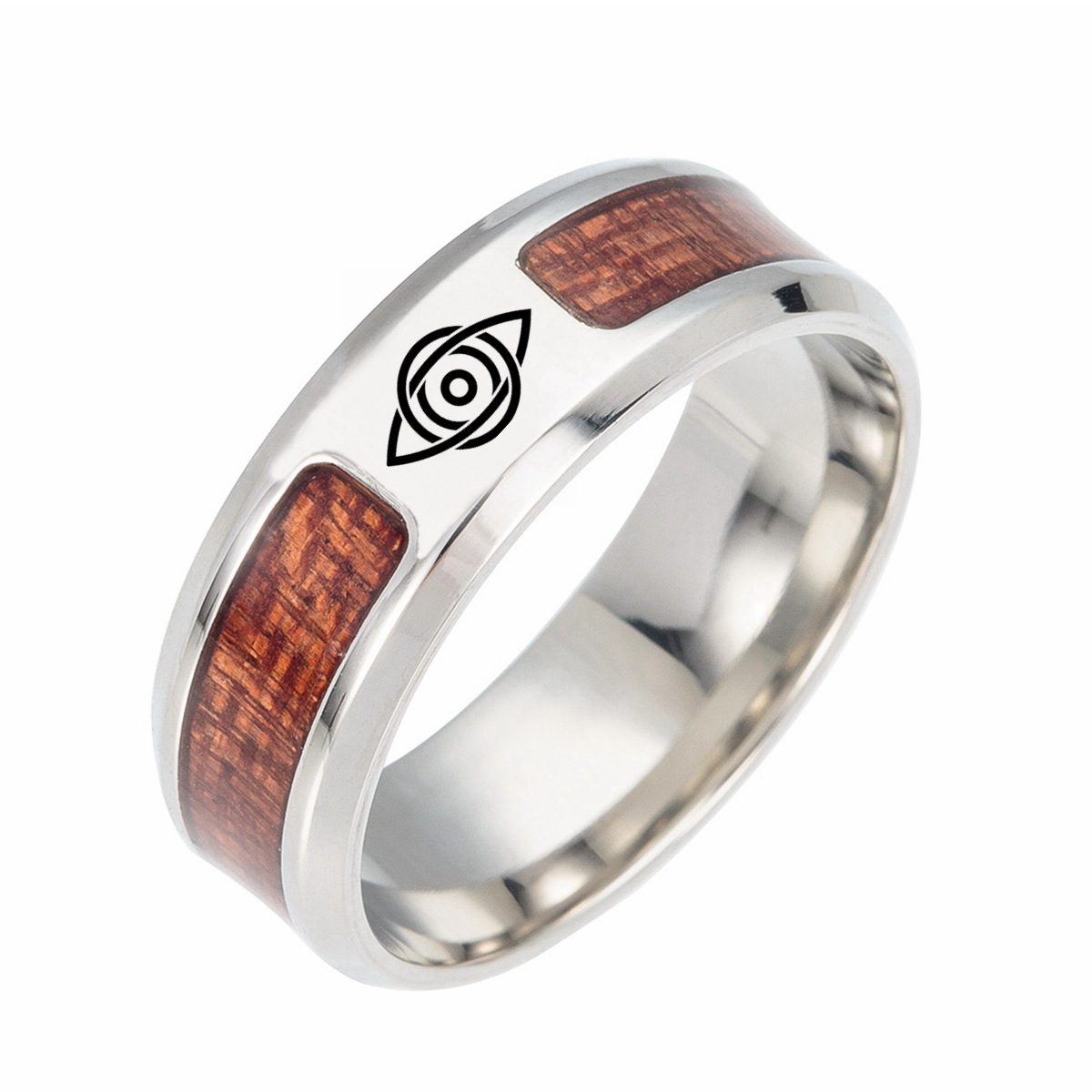 New Fashion Wood Grain Ring