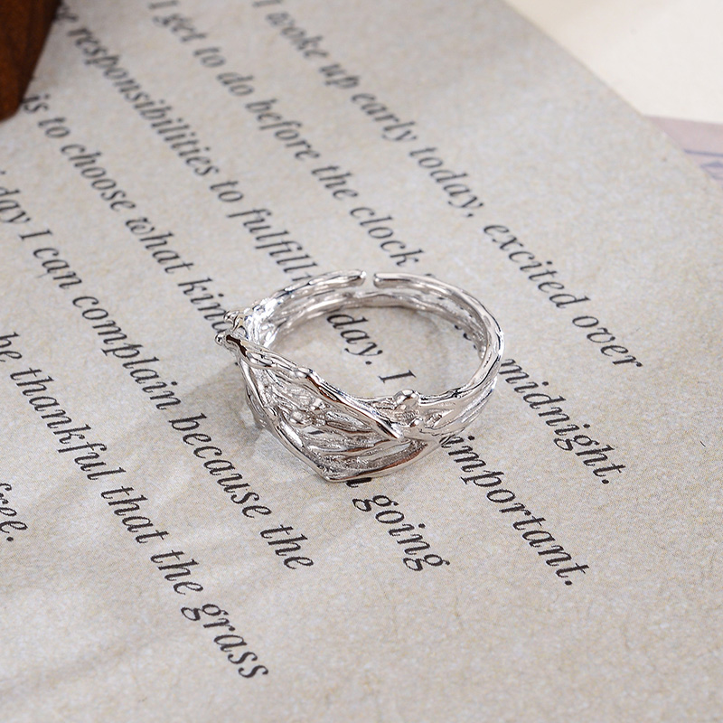 Metal Personality Sweet Trend Simple Irregular Ring