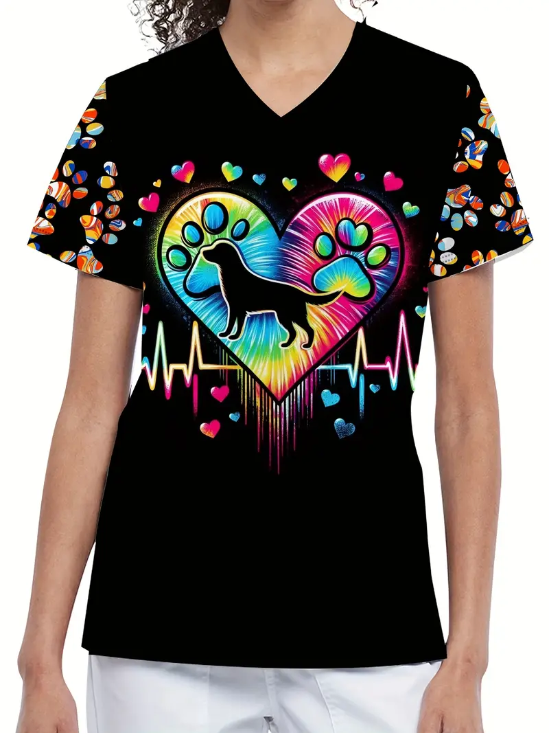 Women's Short Sleeve Printed T-shirt