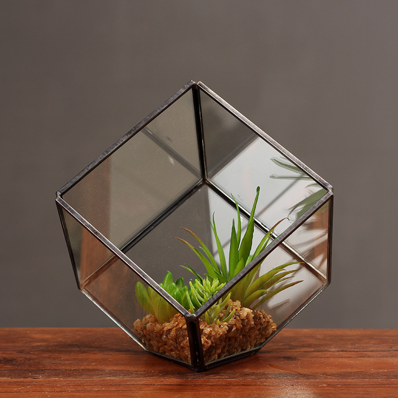 Glass Square Greenhouse Planter, picture 2 of 4