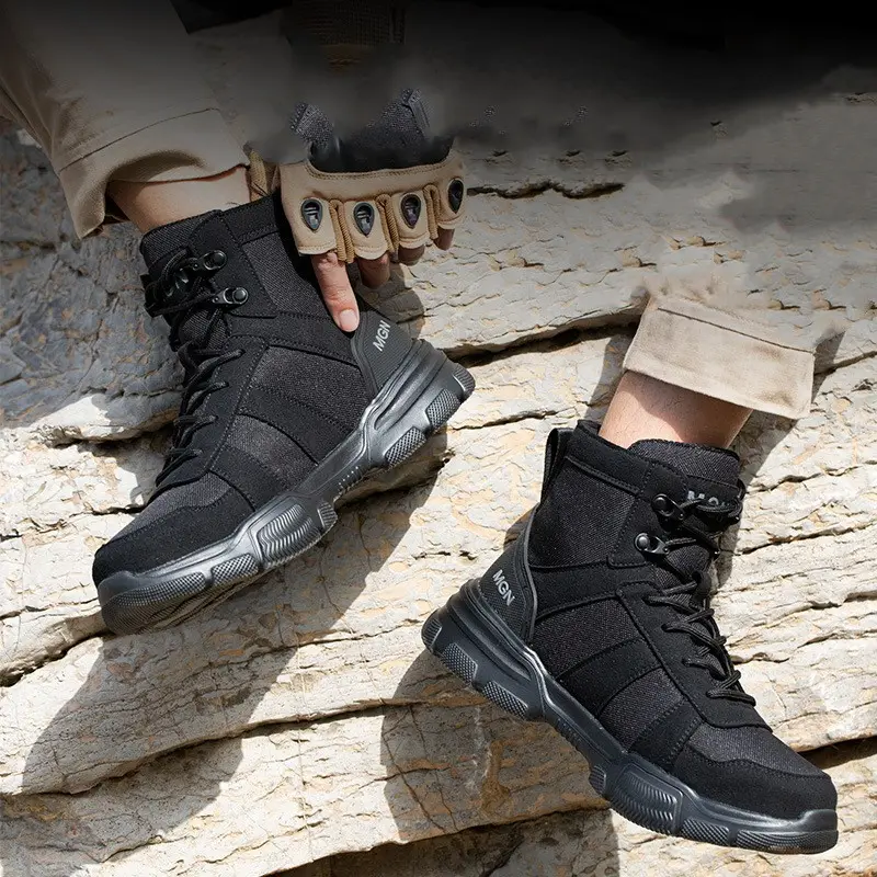 Labor Protection Shoes Anti-smash Anti-puncture Protective High
