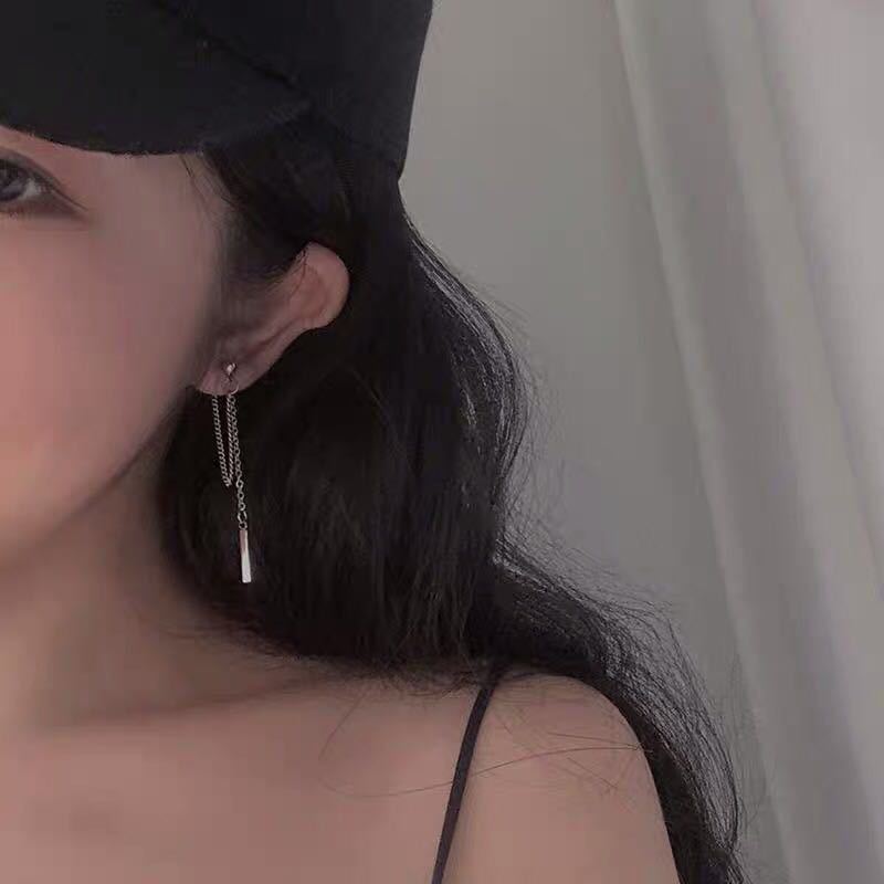 Female Chain Tassel Earrings Earrings