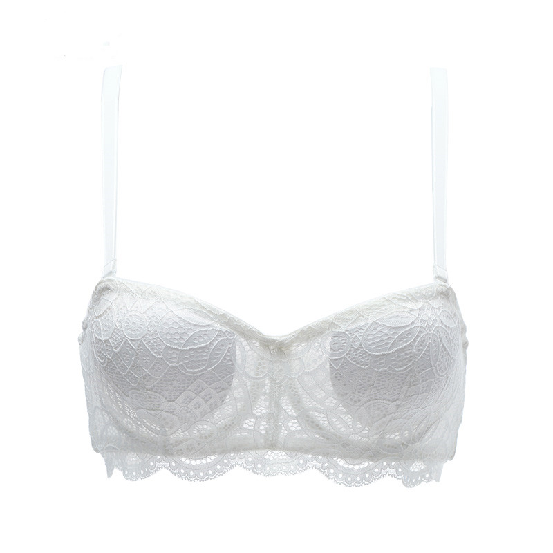 Title 6, Half Cup Comfortable Lace Thin Bra