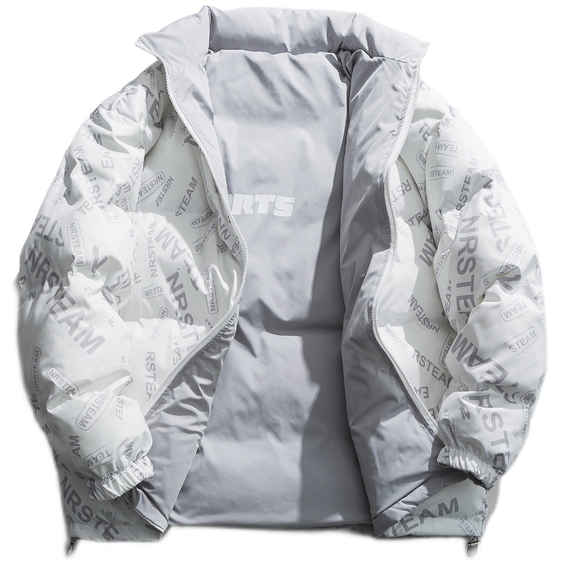 Winter Design Sense Of Small National Tide Cotton Coat Grey - Shop at LoveMi