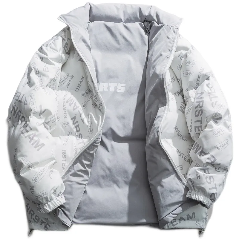 Winter Design Sense Of Small National Tide Cotton Coat - Grey