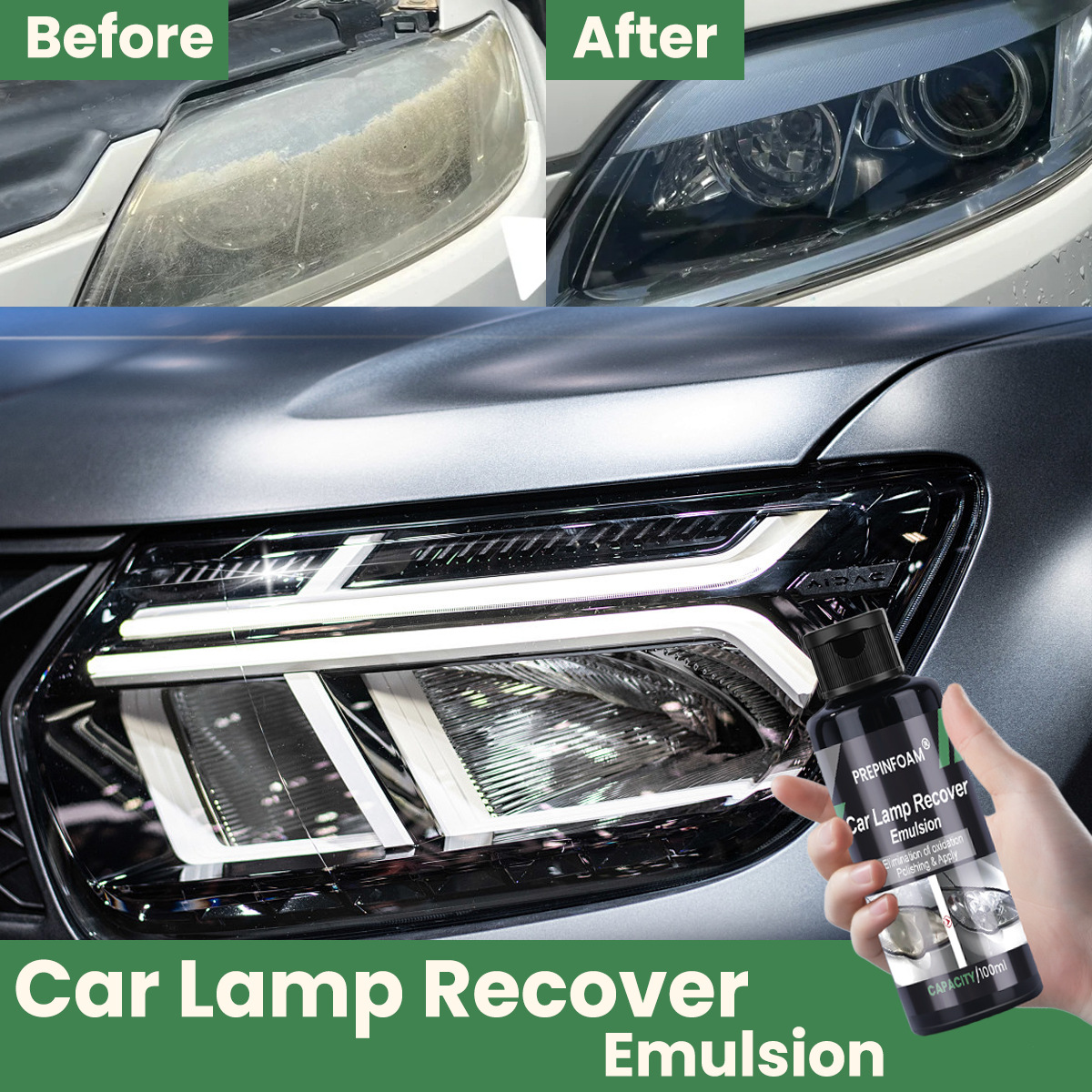 Headlight Restoration & Cleaning Paste
