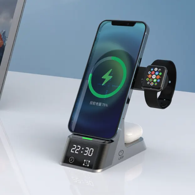 Alarm Clock Six in One Multifunctional Wireless Charger