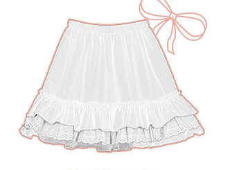 Two-piece Dress With Playful Style Of Salt Japanese College Style