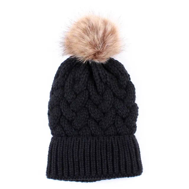 Fashionable Ladies Knit Pullover Warm Woolen Hat Grey - Shop at LoveMi