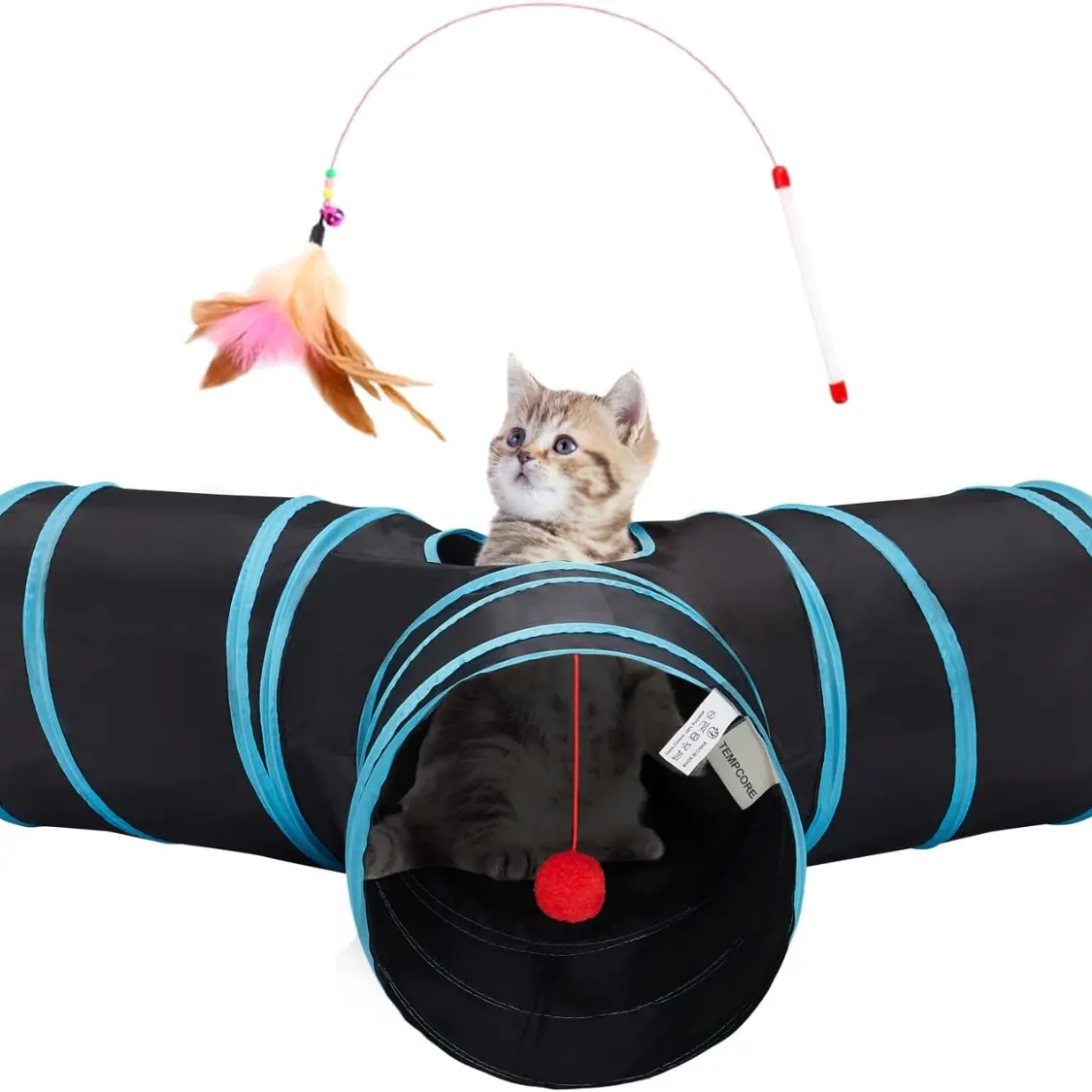 Pet Cat Tunnel Tube Toys 3 Way