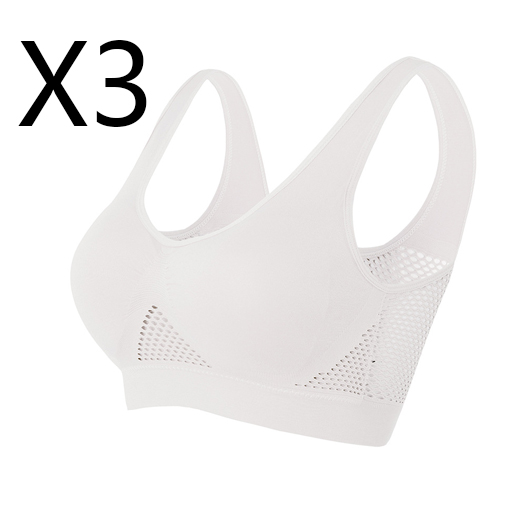 Title 6, Breathable Bra Large Size No Steel Ring Hollowe...