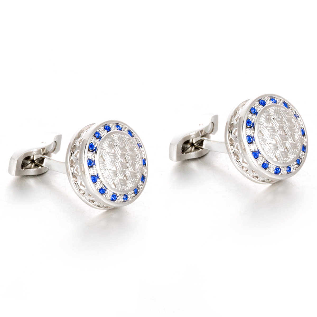 Shirt Sleeve Nails Round Men's Business Dress Cufflinks — foto 2