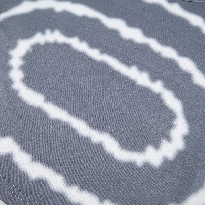 Women's Personality Pattern Printed Round Neck Slim Top