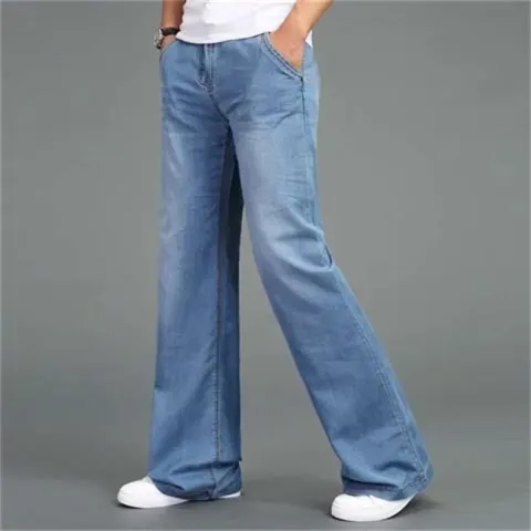 Men's Loose Straight-leg Wide-leg Flared Jeans