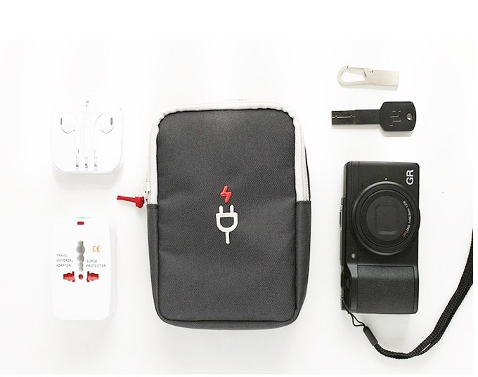 Travel Portable Travel Charger Earphone Cord Digital Bag Storage Bag Men And Women Finishing Bag