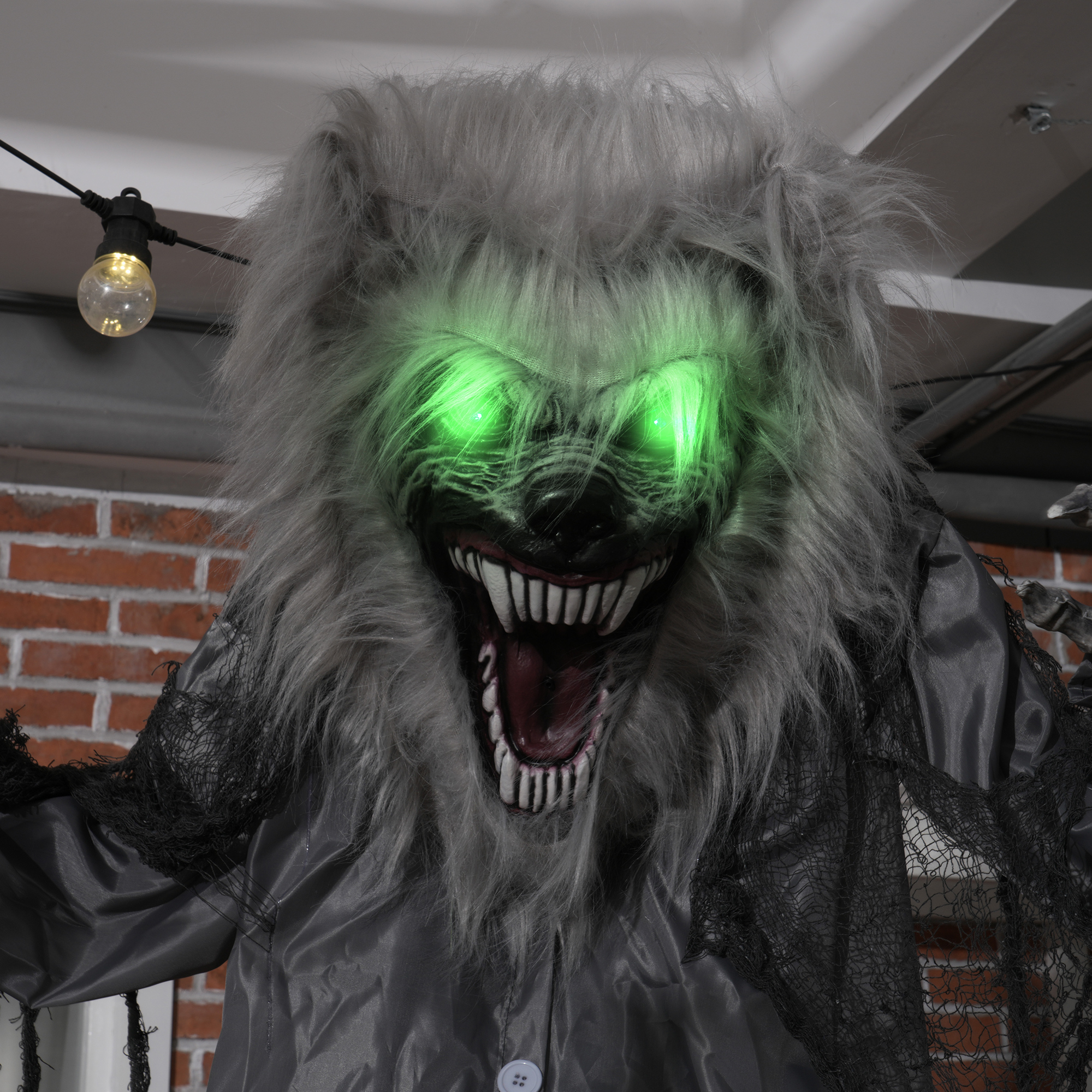 68 skeleton werewolf halloween electronic animation doll,