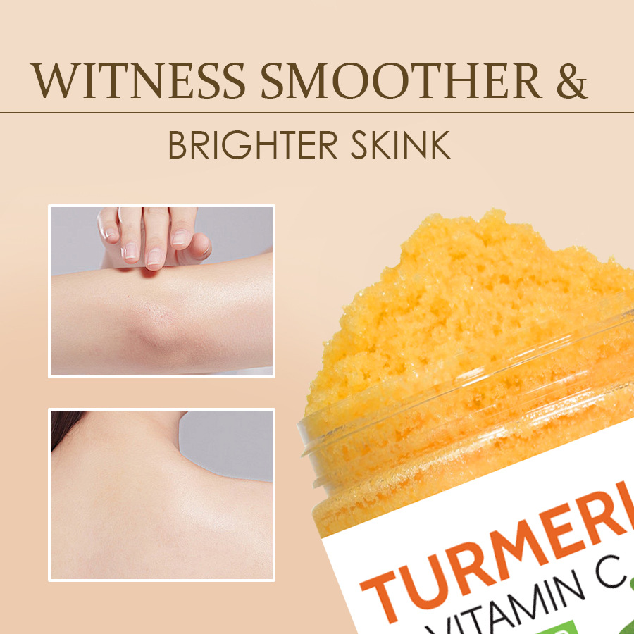 Turmeric Body Cleanser Facial Scrub Cleansing Oil Control Blackhead Remover Shrink Pores Skin Care Body Care - Image 2