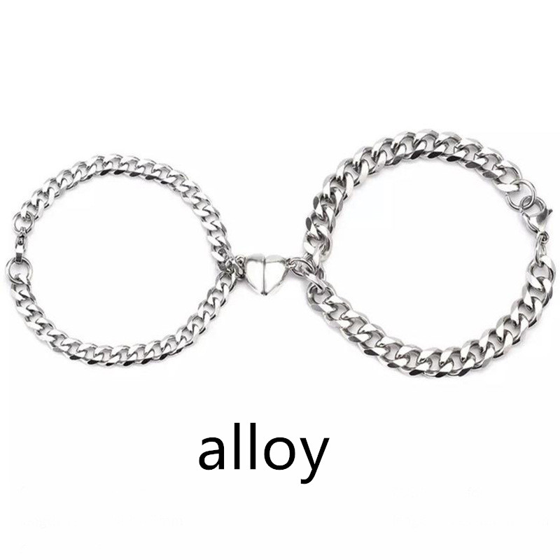 Любовный магнит притягивает пару мужских и женских парных браслетов