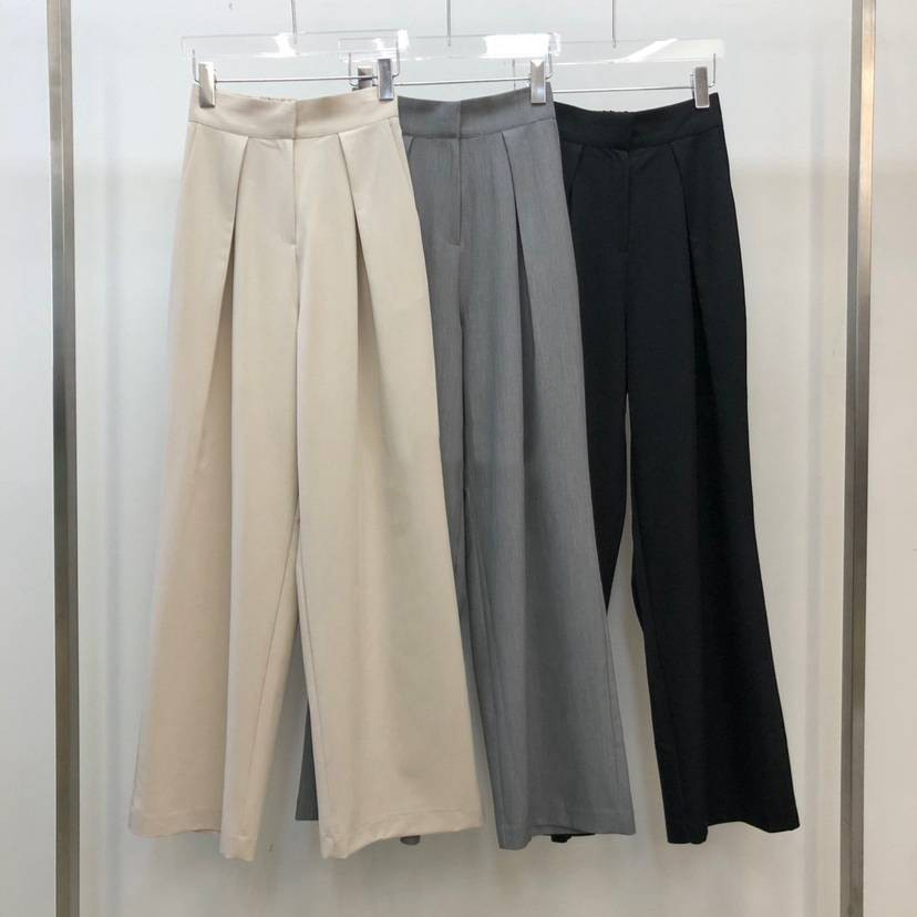 Title 4, Fashion Solid Color High Waist Versatile Pants