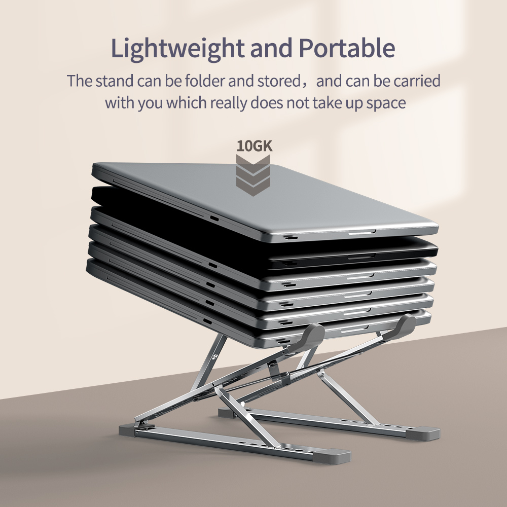Double Aluminum Alloy Notebook Bracket - Image 5