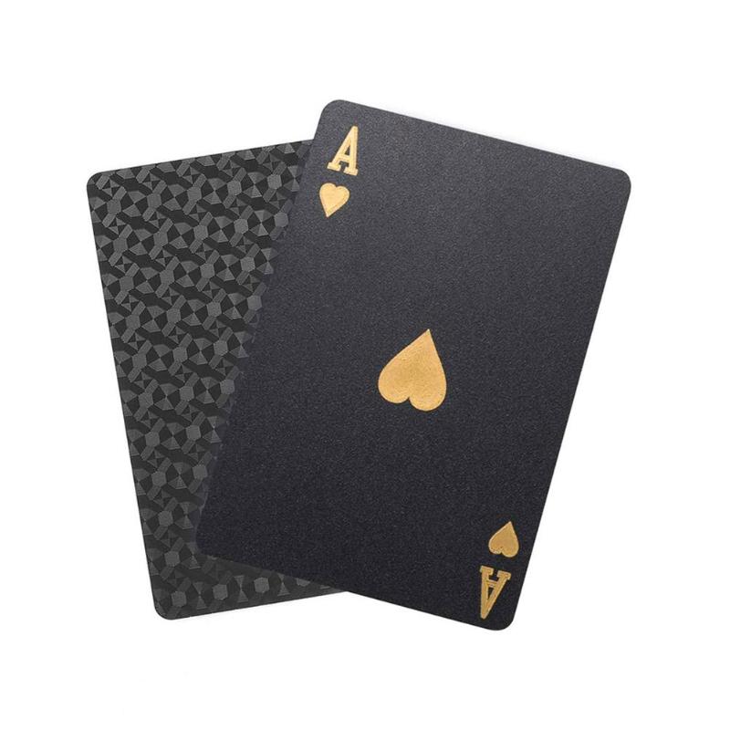 Playing Cards Gold Foil Playing Cards Waterproof (SILVER