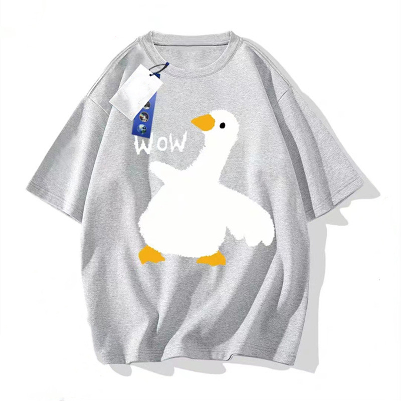 Title 5, Graffiti Big White Geese heren T-shirt met kort...