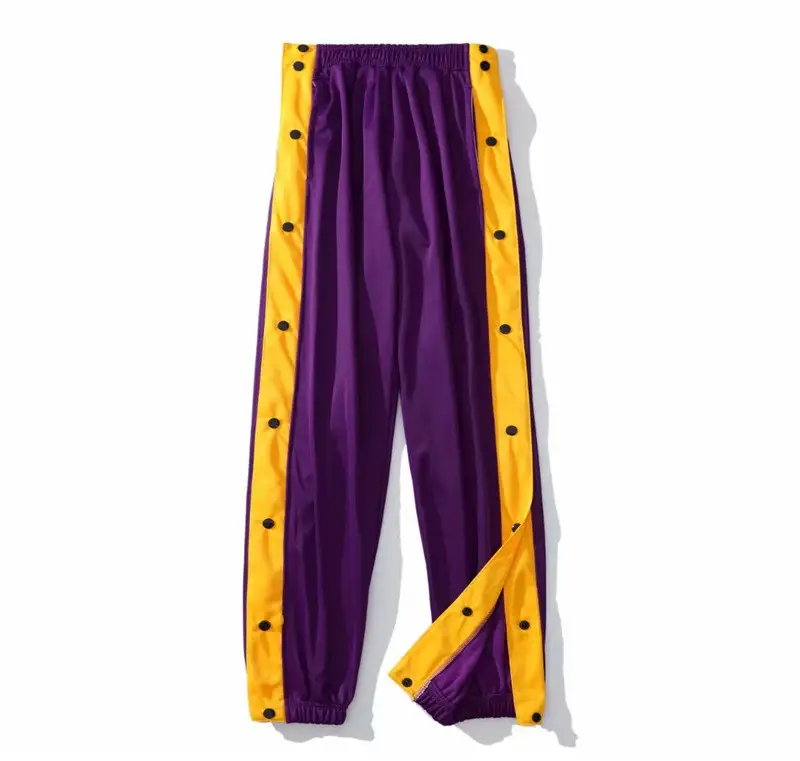 Winter Loose-fitting Plus Size Side-opening Button Pants