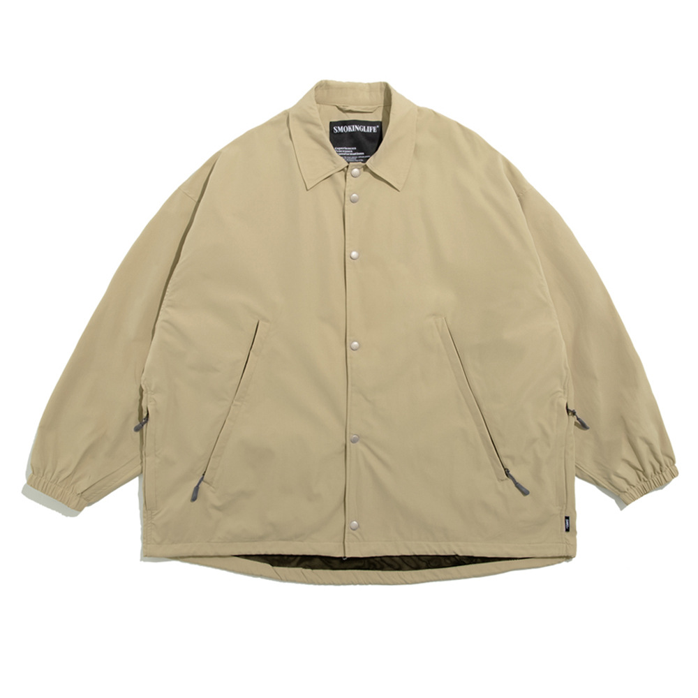 Fashion Simple Men's Long Sleeve Work Jacket