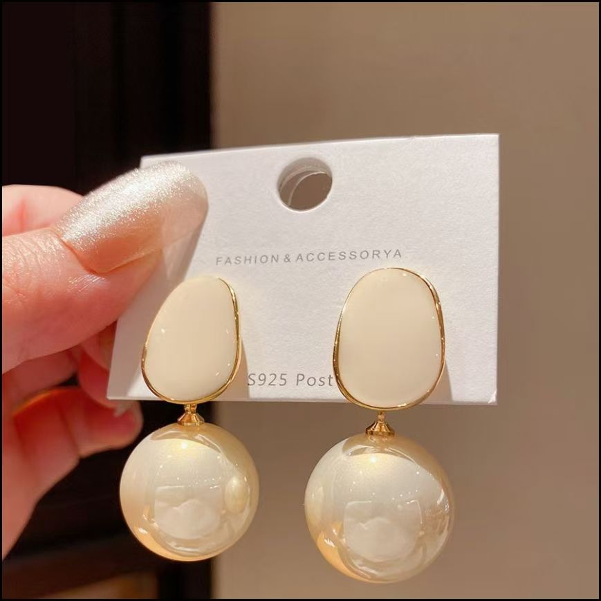 Boucles Perles 2026 - Élégance Chinoise Affinant le Visage