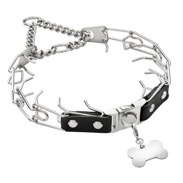 Pet Stainless Steel Stimulation Collar Supplies Steel - Shop at LoveMi