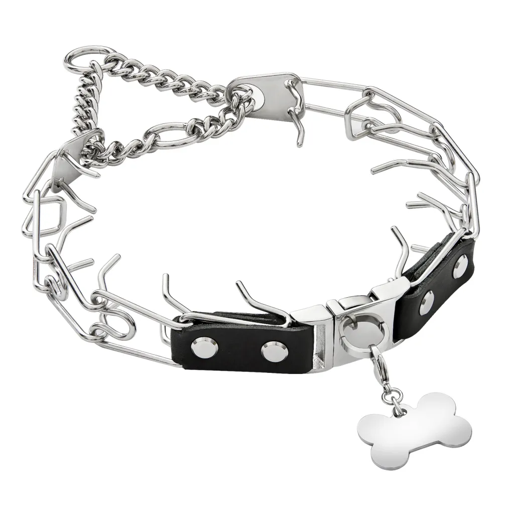 Pet Stainless Steel Stimulation Collar Supplies - Steel