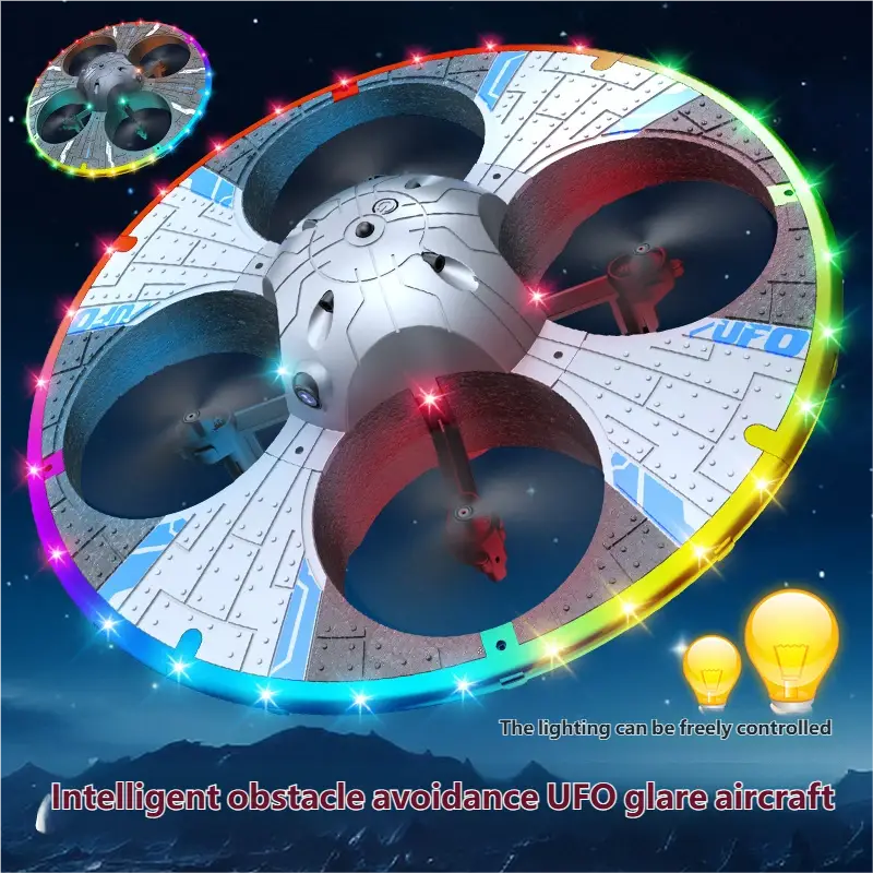S163UFO LED Light-Up Obstacle Avoidance Drone