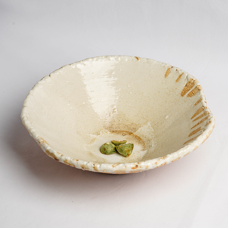 Handmade Antique Ceramic Tableware Personality Plate Lei Ling