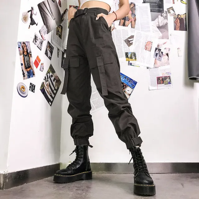 Cool Brown Overalls With Waist Pockets Loose And Slim Brown - Shop at LoveMi