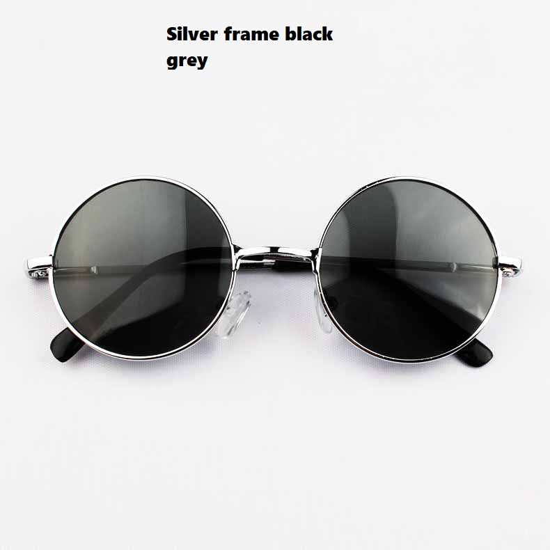 Silver frame black grey