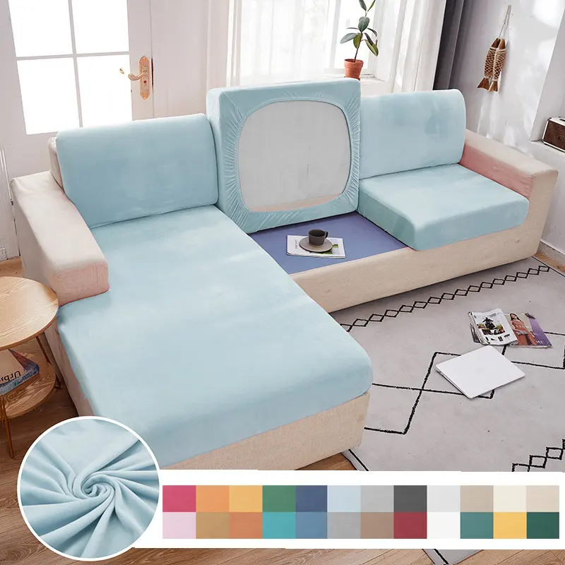 Nordic Stretch Sofa Set Single and Double Combination