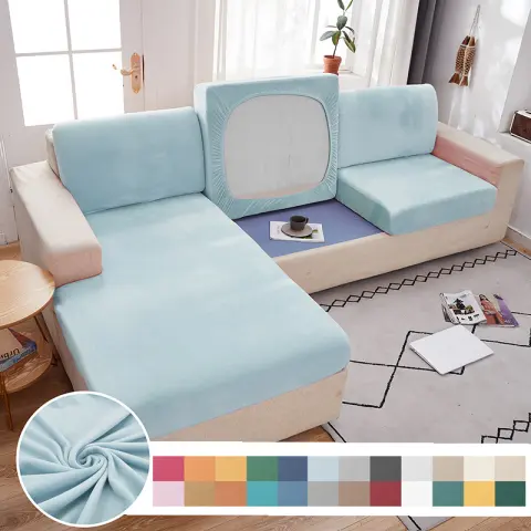 Nordic Stretch Sofa Set Single and Double Combination