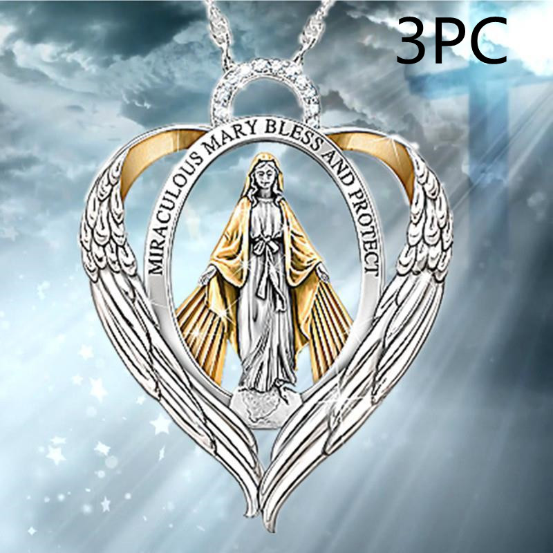 Virgin Mary necklace
