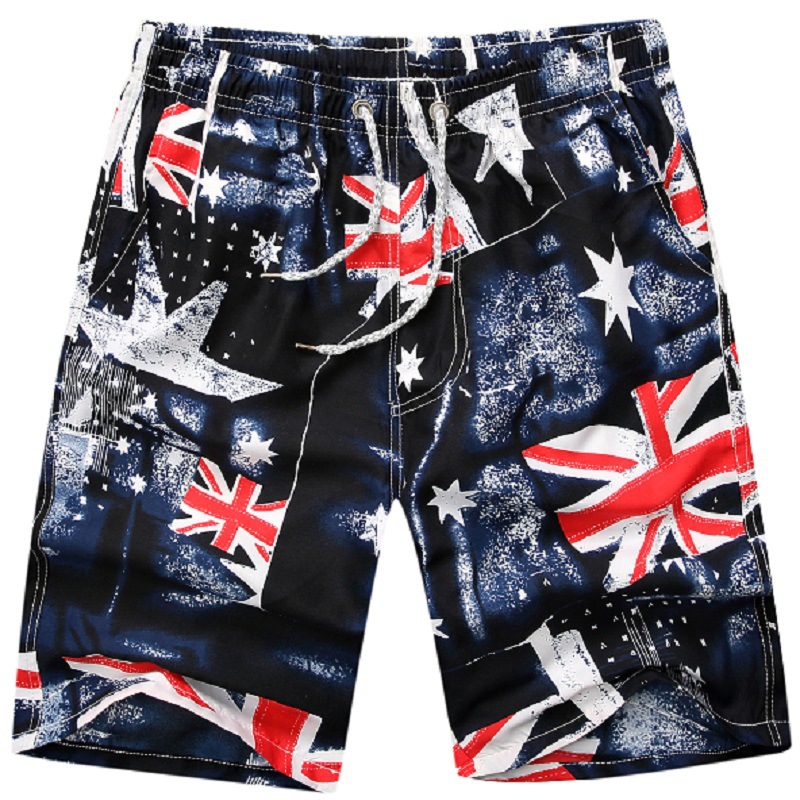 Title 8, Quick Dry Printing Beach Shorts for Men and Wom...