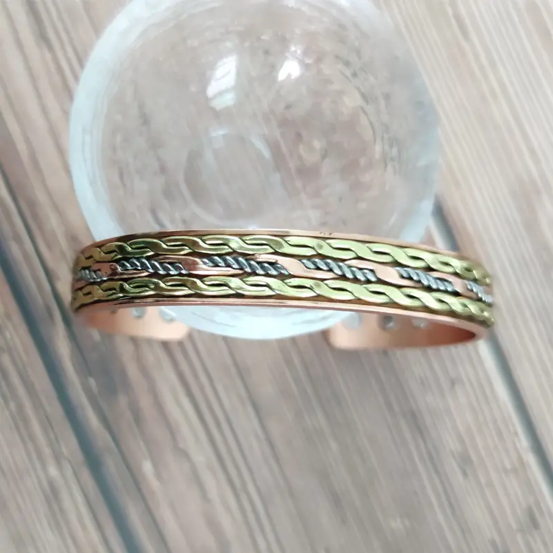 Red Copper Adjustable Hand Strong Magnetic Anti-fatigue Woven Jewelry