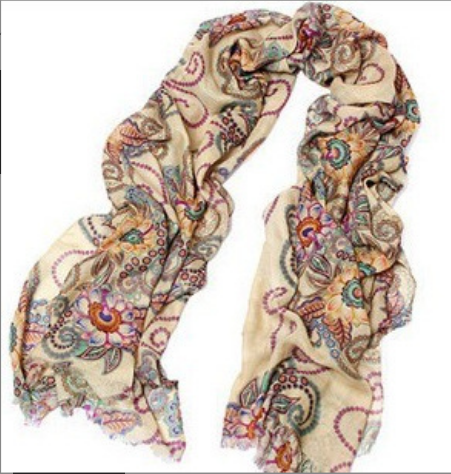 Fashion Retro Women's All-match Print Scarf
